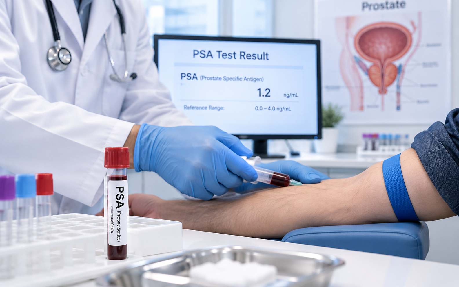 Serum PSA Blood Test for Prostate Health